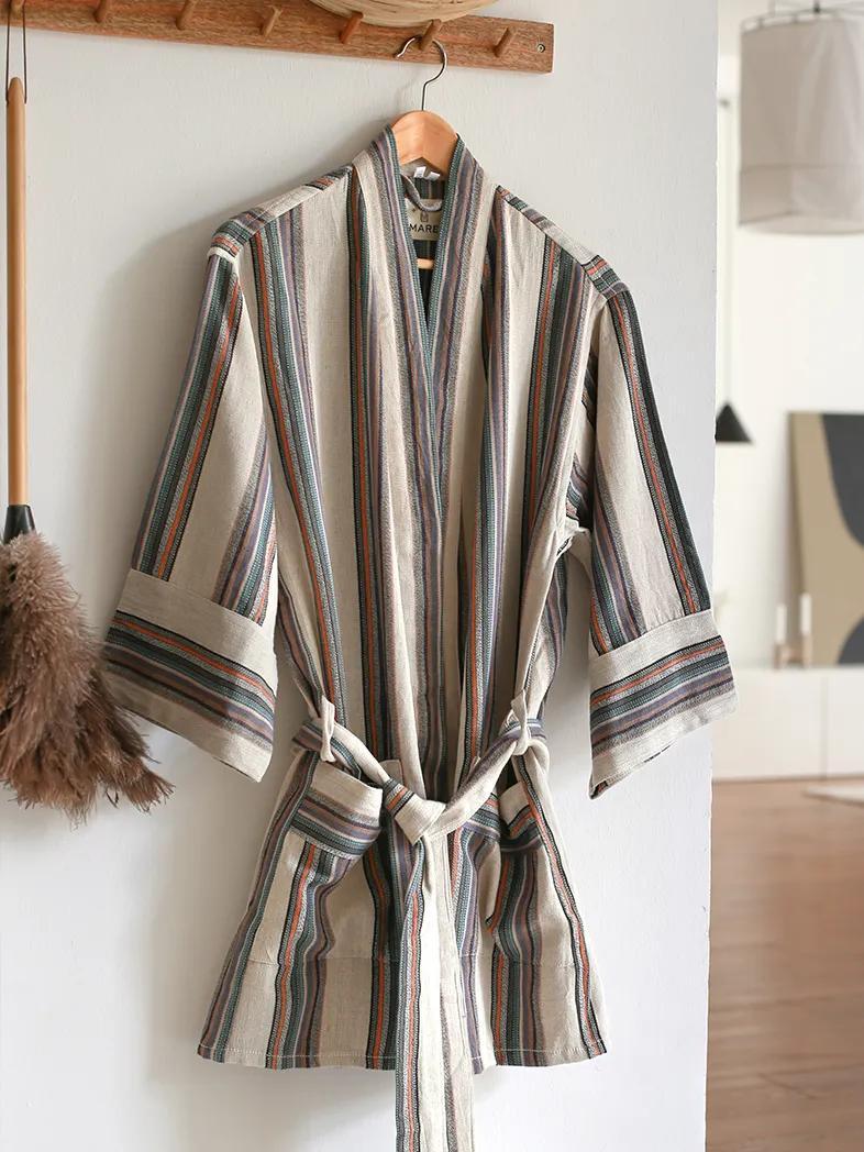 brandable peshtemal kimono striped and colored